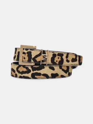 Marciano Guess pasek skórzany damski kolor brązowy 5YGZ12 7367A