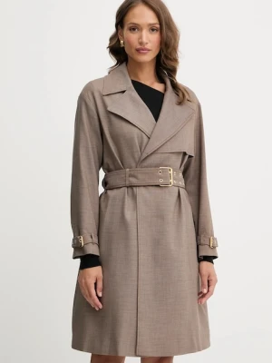 Marciano Guess płaszcz CHRISTINA kolor beżowy 5YGL05 7343A