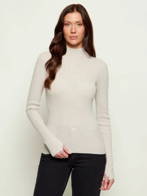 Marciano Guess Półgolf AFRAH | Slim Fit | z dodatkiem kaszmiru