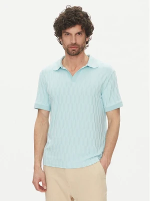 Marciano Guess Polo 5GHP03 6326A Błękitny Regular Fit Niebieski jasny