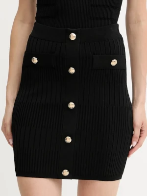 Marciano Guess spódnica JANET kolor czarny mini prosta 5YGD32 5881Z