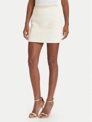 Marciano Guess Spódnica mini 5BGD08 7394A Écru Regular Fit