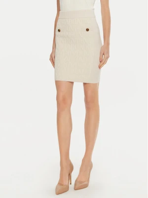 Marciano Guess Spódnica ołówkowa Hermione 4BGD01 5661Z Beżowy Slim Fit