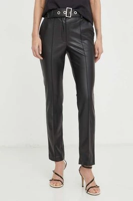 Marciano Guess spodnie RORY damskie kolor czarny dopasowane high waist 4RGB19 9645Z