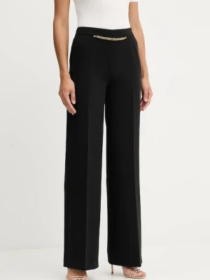 Marciano Guess spodnie ELLA damskie kolor czarny szerokie high waist 5YGB01 7357A