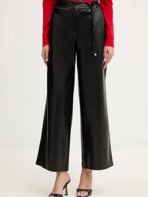 Marciano by Guess spodnie GLADYS damskie kolor czarny proste high waist 5BGB08 7389A
