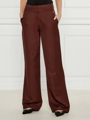 Marciano Guess Spodnie GRETA | Relaxed fit | z dodatkiem lnu