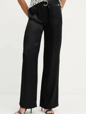 Marciano Guess spodnie IVA damskie kolor czarny szerokie high waist 5YGB17 7350A