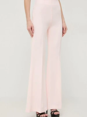 Marciano Guess spodnie MARLA damskie kolor różowy proste high waist 4RGB15 8080Z