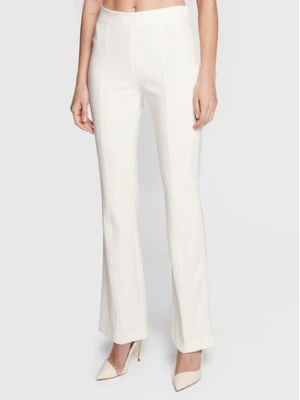 Marciano Guess Spodnie materiałowe 3RGB13 8502Z Écru Flare Fit