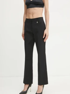 Marciano Guess spodnie SHAYLA damskie kolor czarny proste high waist 5RGB09 9544Z
