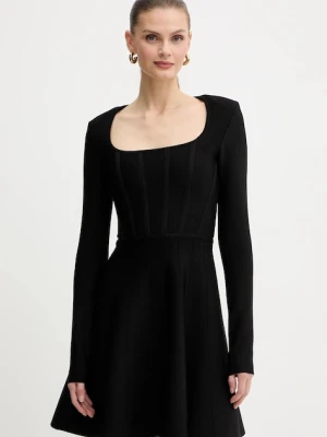 Marciano by Guess sukienka AISHA kolor czarny mini rozkloszowana 5BGK11 5036Z