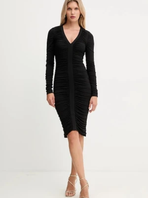 Marciano Guess sukienka AMELIA kolor czarny maxi dopasowana 5BGK25 6257A