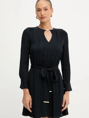 Marciano Guess sukienka ANITA kolor czarny mini rozkloszowana 5YGK33 7356A