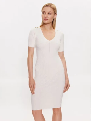 Marciano Guess Sukienka dzianinowa 3YGK01 5613Z Biały Bodycon Fit