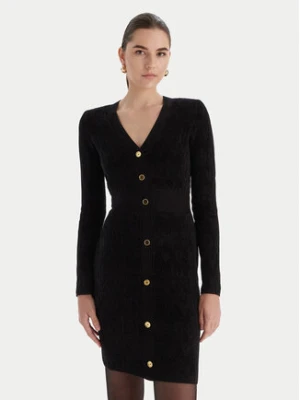 Marciano Guess Sukienka dzianinowa 5BGK04 5661Z Czarny Slim Fit