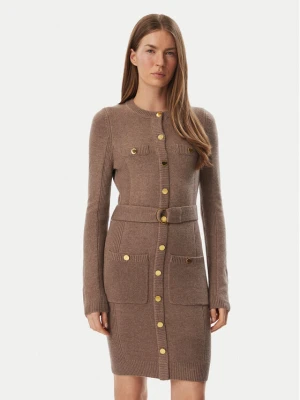 Marciano Guess Sukienka dzianinowa 5BGK43 5893Z Brązowy Regular Fit