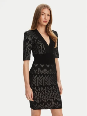 Marciano Guess Sukienka dzianinowa 5YGK20 5877Z Czarny Slim Fit