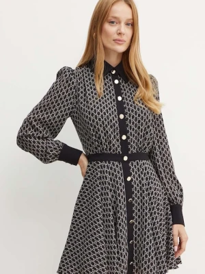 Marciano by Guess sukienka EDITH kolor czarny mini rozkloszowana 4YGK35 7142A