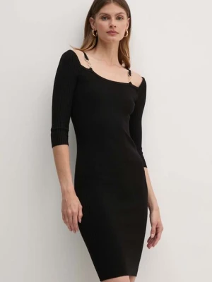 Marciano Guess sukienka ISA kolor czarny mini dopasowana 4YGK58 5613Z