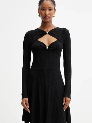 Marciano Guess sukienka KATHLEEN kolor czarny mini rozkloszowana 5YGK16 5875Z