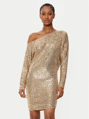 Marciano Guess Sukienka koktajlowa 5RGK69 6166A Złoty Bodycon Fit