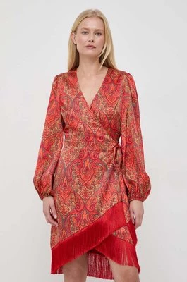 Marciano Guess sukienka kolor czerwony mini rozkloszowana
