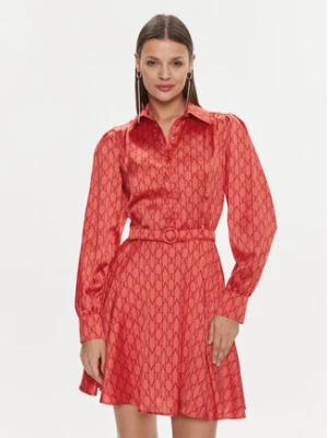 Marciano Guess Sukienka koszulowa 4RGK37 7014A Czerwony Regular Fit