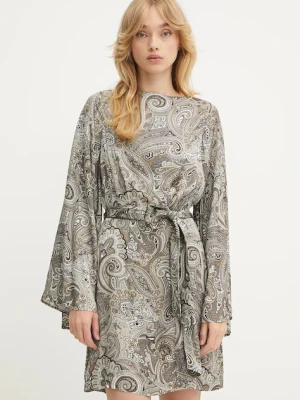 Marciano Guess sukienka LOREDANA kolor brązowy mini prosta 5YGK40 7298A