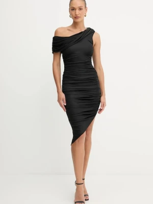 Marciano Guess sukienka PATTY kolor czarny mini dopasowana 5YGK06 6334A