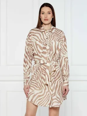 Marciano Guess Sukienka ROSIE | z dodatkiem lnu