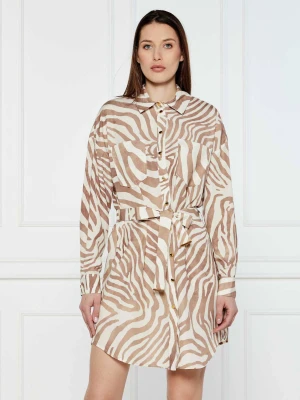 Marciano Guess Sukienka Rosie | z dodatkiem lnu