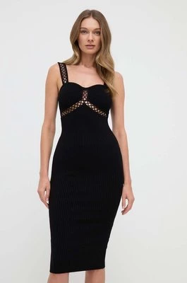 Marciano Guess sukienka YOHANA kolor czarny mini dopasowana 4GGK25 5634Z