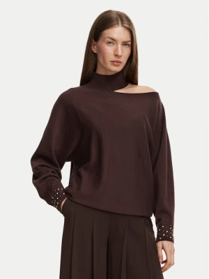 Marciano Guess Sweter G6BR13 Z1591 Brązowy Regular Fit