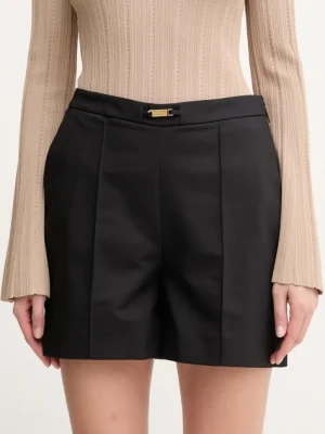 Marciano Guess szorty SUNNY damskie kolor czarny gładkie high waist 5GGD19 7311A