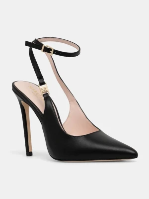 Marciano Guess szpilki skórzane kolor czarny 5YGZ37 7368A