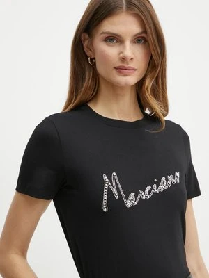 Marciano Guess t-shirt AMANDA damski kolor czarny 4BGI01 6285A