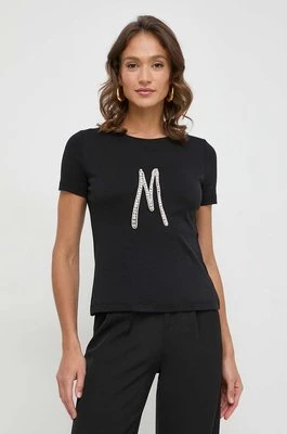 Marciano Guess t-shirt bawełniany TANYA damski kolor czarny 4GGP03 6229A