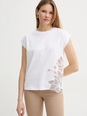 Marciano Guess t-shirt bawełniany NADJA damski kolor biały 5GGI02 6298A
