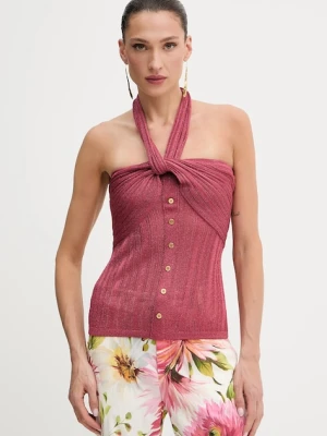 Marciano Guess top GIA damskie kolor czerwony odkryte plecy 5GGR16 5811Z