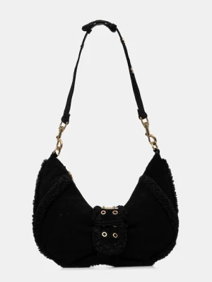 Marciano Guess torebka zamszowa kolor czarny 5BGZ18 7412A