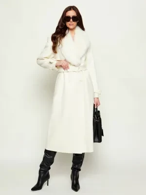 Marciano Guess Wełniany płaszcz ELLA