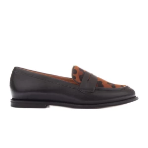 Marco Shoes Loafersy Lorenzo Pony czarne