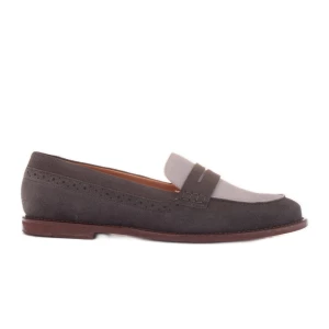 Marco Shoes Loafersy Prato szare