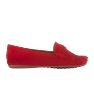 Marco Shoes Mokasyny Vigo czerwone