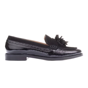 Marco Shoes Mokasyny z ozdobnymi frędzlami czarne