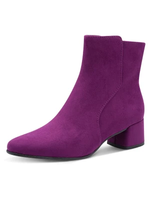 Marco Tozzi Botki w kolorze fioletowym rozmiar: 37