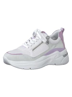 Marco Tozzi Sneakersy w kolorze biało-fioletowym rozmiar: 39