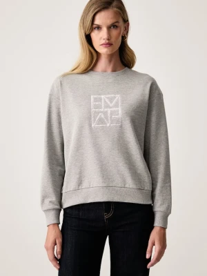 Marella bluza damska z bawełną Emme by szary