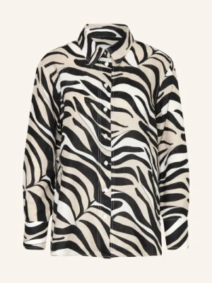 Marella Bluzka Mlspergola Z Lnu schwarz